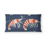 Tribal Prawns psking - cotton - White Backing
