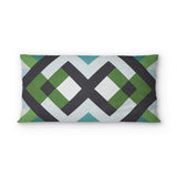 Sonora Blue & Green psking - cotton - White Backing