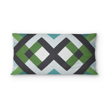 Sonora Blue & Green psking - cotton - White Backing