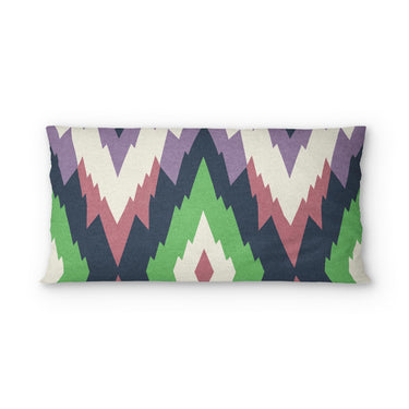 Dyani Eggplant & Matcha psking - cotton - White Backing