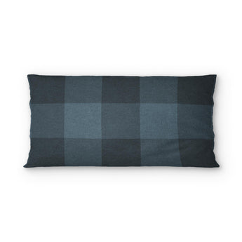 Buffalo Plaid Dark Navy psking - cotton - White Backing