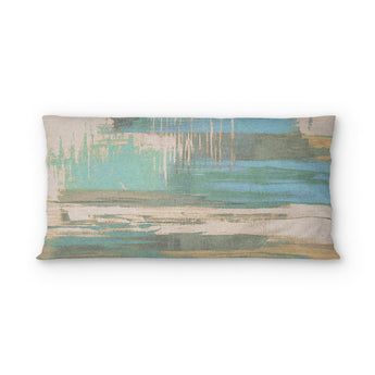 Jörgan Teal & Taupe psking - cotton - White Backing