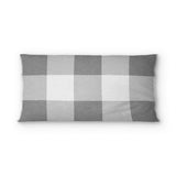 Buffalo Plaid Light Grey psking - cotton - White Backing