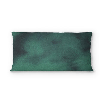 Andromeda Watercolor Teal psking - cotton - White Backing