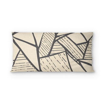 Harlan Ivory & Black psking - cotton - White Backing