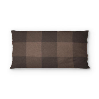 Buffalo Plaid Hickory Brown psking - cotton - White Backing