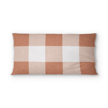 Buffalo Plaid Light Terracotta psking - cotton - White Backing