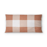 Buffalo Plaid Light Terracotta psking - cotton - White Backing