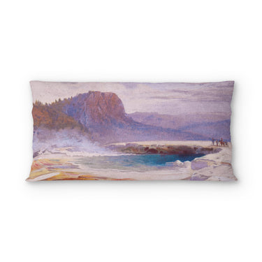 Yellowstone Great Blue Springs psking - cotton - White Backing