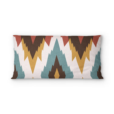 Dyani Sky & Umber psking - cotton - White Backing
