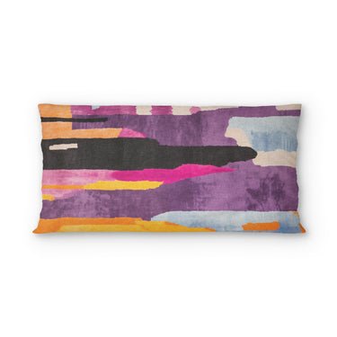 Raheem Orange & Purple psking - cotton - White Backing