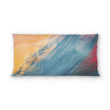 Eloise Blue & Pink psking - cotton - White Backing