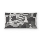 Harmon Surreal Chess BW psking - cotton - White Backing