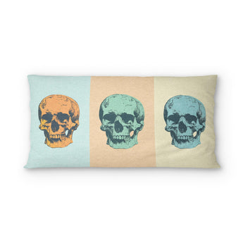 Pop Art Skulls psking - cotton - White Backing