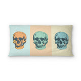 Pop Art Skulls psking - cotton - White Backing