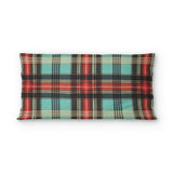 Ferguson Plaid Teal Red psking - cotton - White Backing