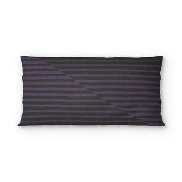 Euclid Black & Purple psking - cotton - White Backing