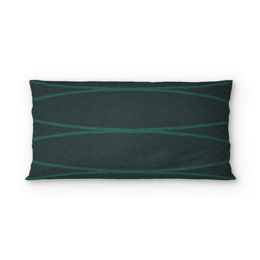 Kepler Navy & Teal psking - cotton - White Backing