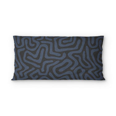 Kiva Slate Blue psking - cotton - White Backing