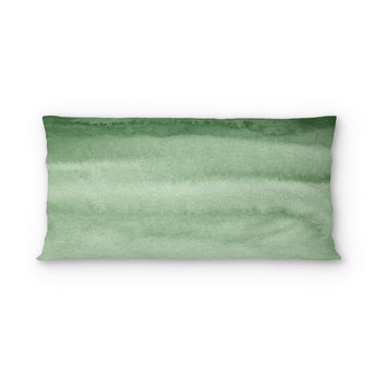 Jacinda Watercolor Green Ombre psking - cotton - White Backing