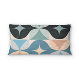 Maxine Seafoam & Peach psking - cotton - White Backing