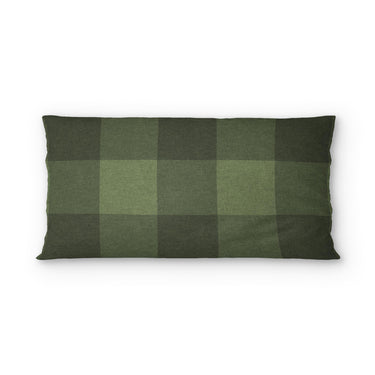 Buffalo Plaid Dark Olive psking - cotton - White Backing