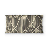 Paxton Black Taupe psking - cotton - White Backing