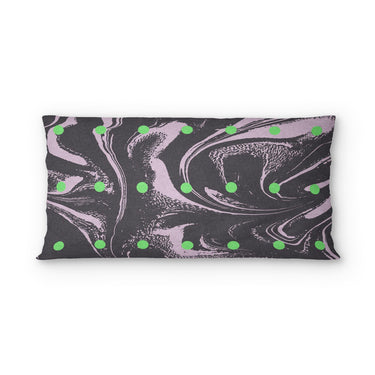 Acid Burn Purple & Green psking - cotton - White Backing