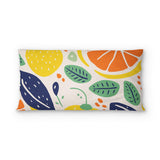 Pamplemousse and Bay Leaf psking - cotton - White Backing
