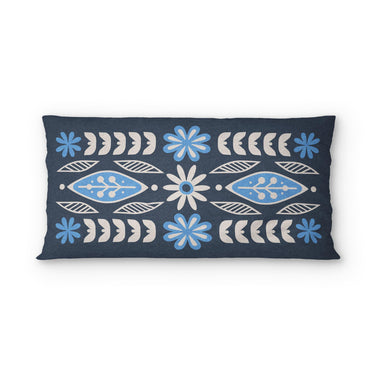 Topanga Navy & Columbia psking - cotton - White Backing
