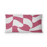 Twyla Checkered Fuchsia psking - cotton - White Backing