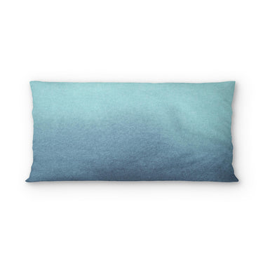 Kieran Watercolor Teal Ombre psking - cotton - White Backing