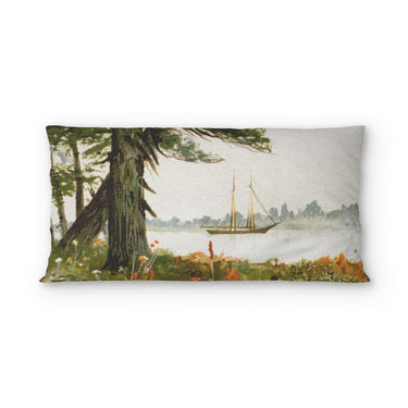 Old Hemlocks by Louis K Harlow psking - cotton - White Backing