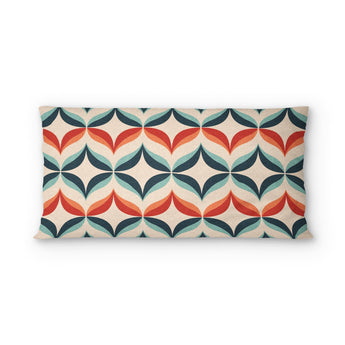 Jasper Blue & Red psking - cotton - White Backing