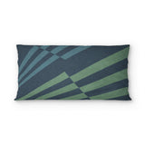 Prisma Blue & Green psking - cotton - White Backing