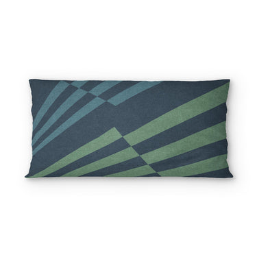 Prisma Blue & Green psking - cotton - White Backing