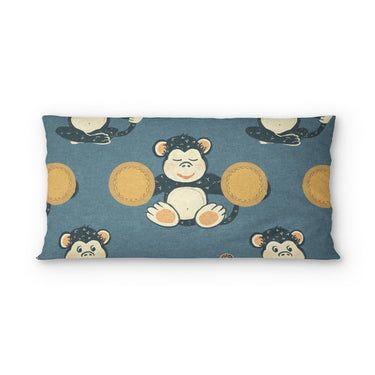 Musical Chimps psking - cotton - White Backing