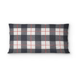 Wallace Plaid Navy & Red psking - cotton - White Backing