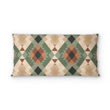 Spokane Sage Green & Taupe psking - cotton - White Backing