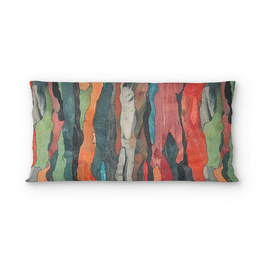 Rainbow Eucalyptus psking - cotton - White Backing