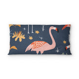 Flamingo Paradise psking - cotton - White Backing