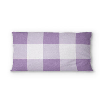Buffalo Plaid Lilac psking - cotton - White Backing