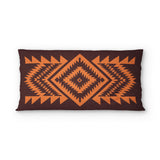Reyno Orange & Maroon psking - cotton - White Backing