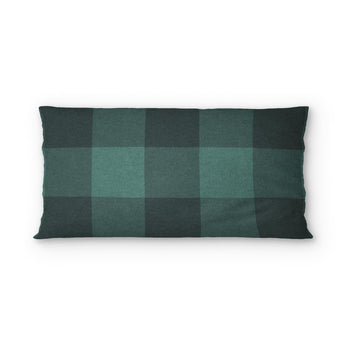 Buffalo Plaid Deep Teal psking - cotton - White Backing