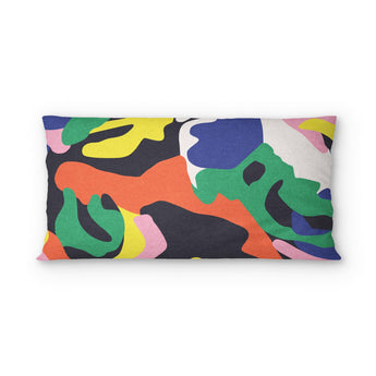 Umberto Black Multicolor psking - cotton - White Backing