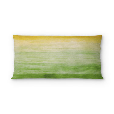 Ruidoso Green & Yellow psking - cotton - White Backing