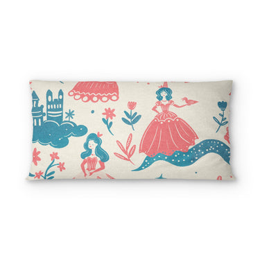 Pink Princess Fairytale psking - cotton - White Backing