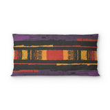Ojai Purple & Yellow psking - cotton - White Backing