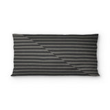 Euclid Black & Neutral Grey psking - cotton - White Backing