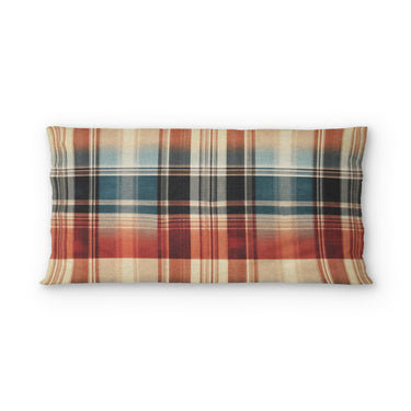 Monaghan Plaid Blue & Red psking - cotton - White Backing